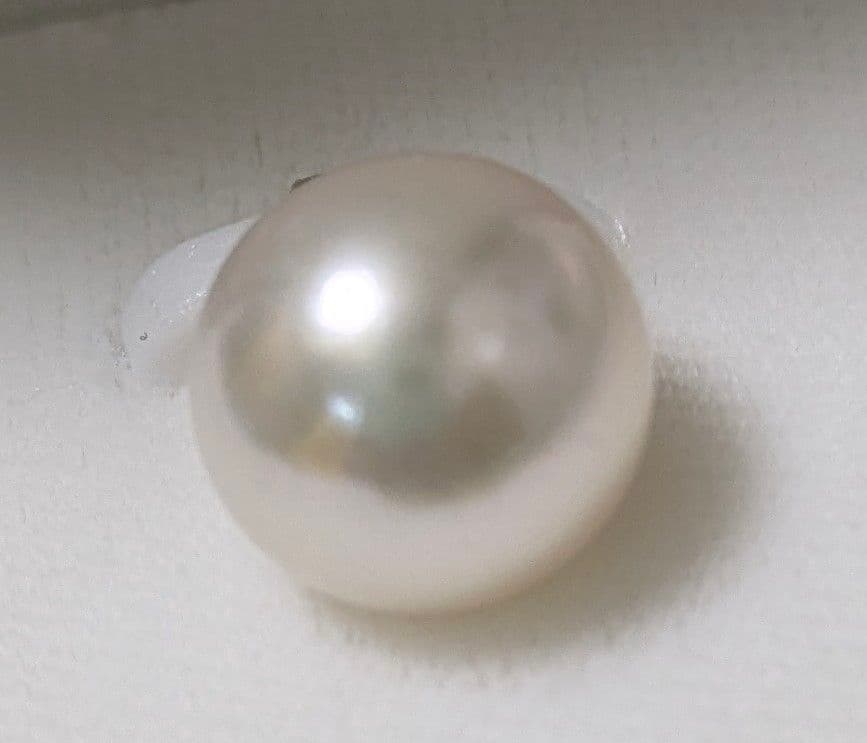 あこや真珠10.5mm K18 ダイヤモンド0.01ct ペンダントトップ　稀少