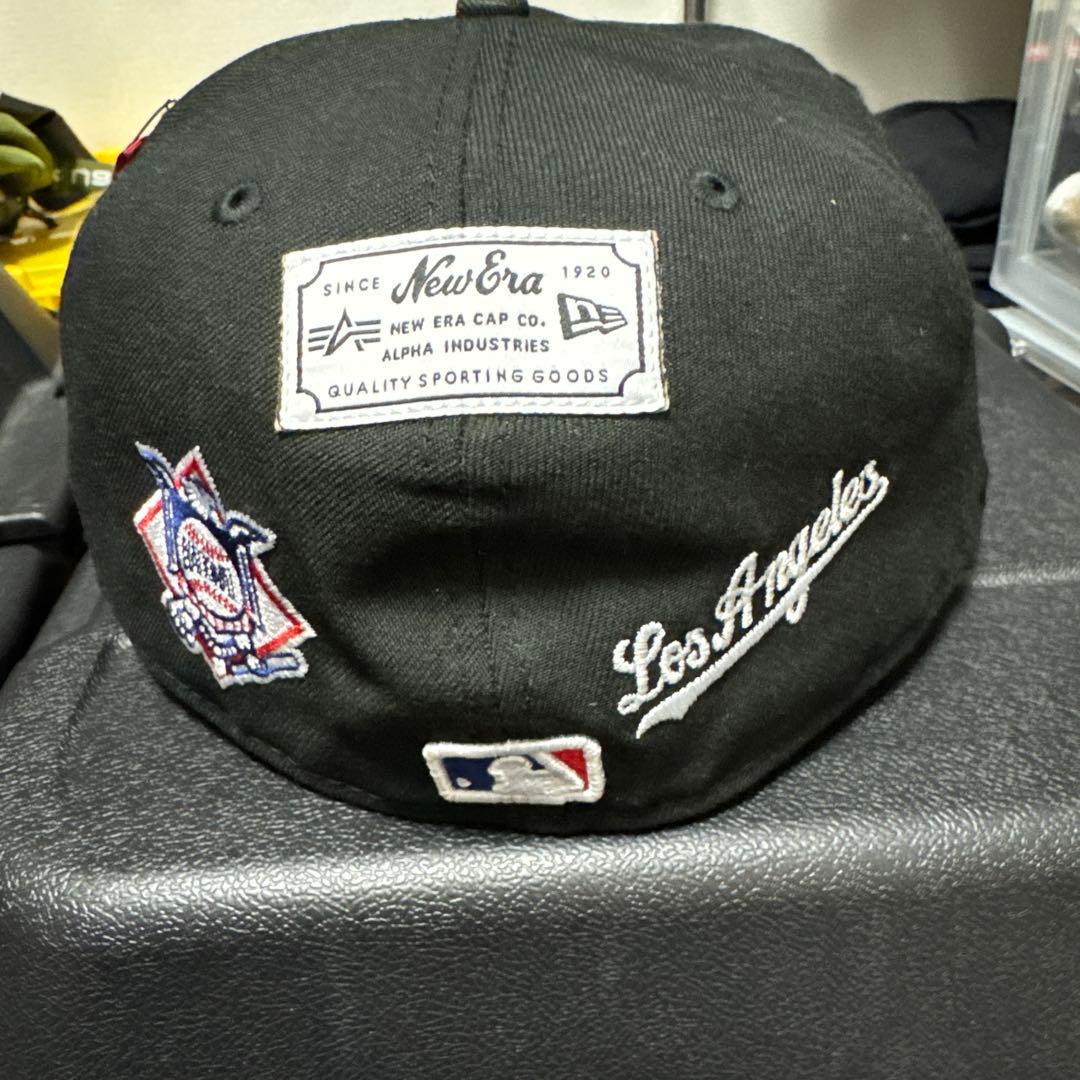 ニューエラ　alpha コラボキャップ　ドジャースキャップ　7 5/8