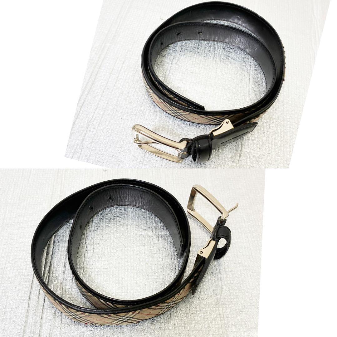 BURBERRY バーバリー　ゴルフ　ベルト　ノバチェック