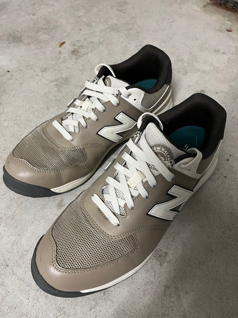 New Balance ゴルフシューズ　574 ベージュ