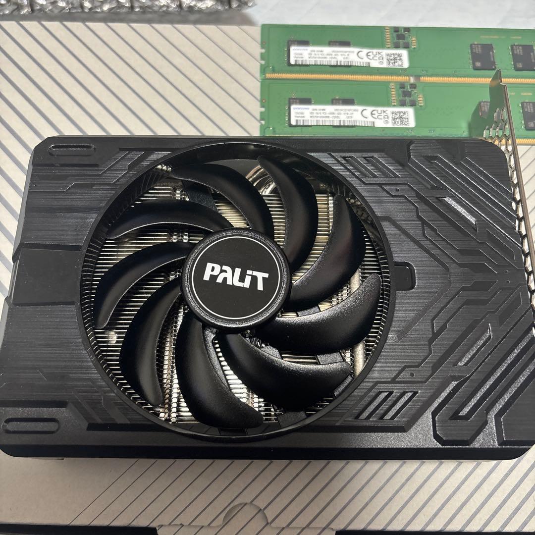 PALIT グラフィックボード 650W電源付き＋DDR5-4800 8GB×2