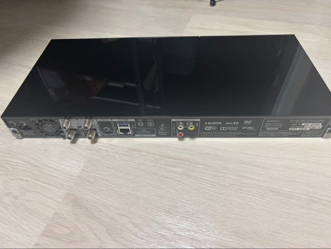 SONY BDZ-ZW1000 ブルーレイレコーダー