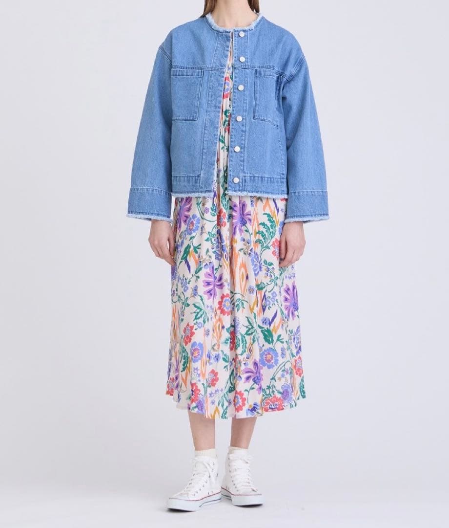 ハウスオブロータス　デニムジャケット　ライトブルー　M