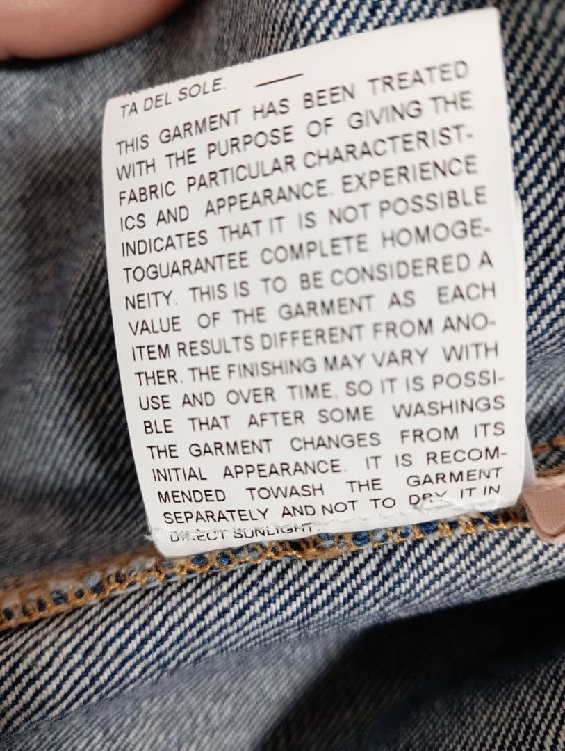 PLAN C デニムシャツ ブラウン襟