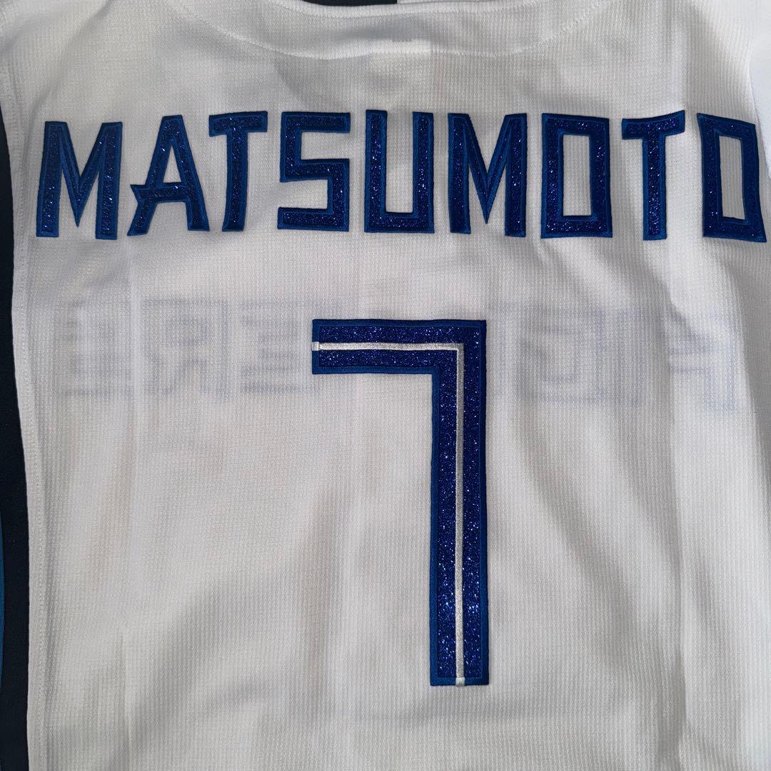 FIGHTERS MATSUMOTO 7 ユニフォーム　FAVグリッターワッペン