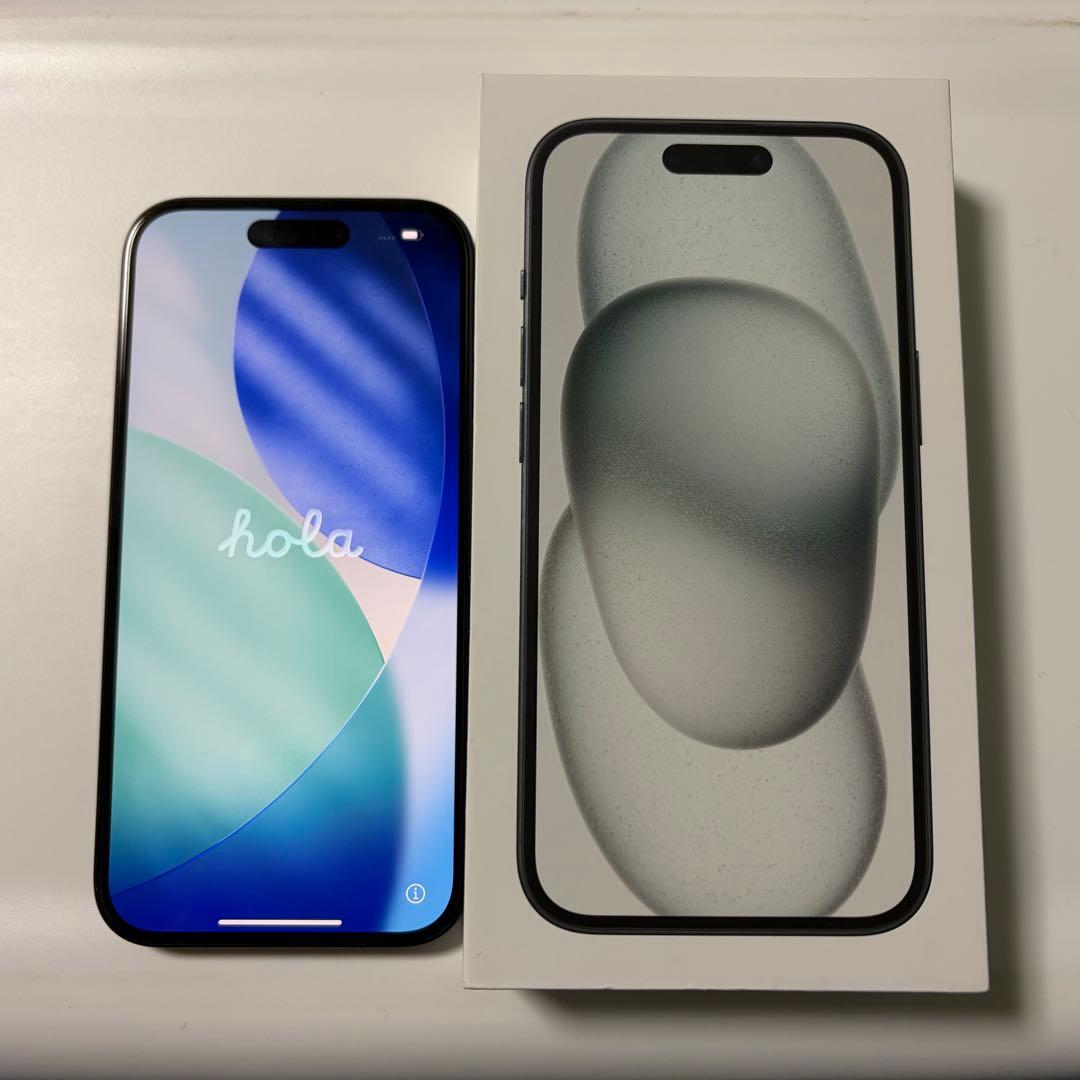 iPhone15 128GB 黒 SIMロックフリー Apple store購入