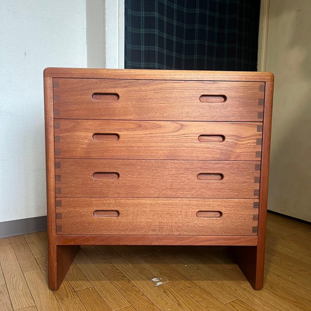 北欧 デンマーク製 ニールスバッハ チーク材 チェスト 収納家具 ヴィンテージ