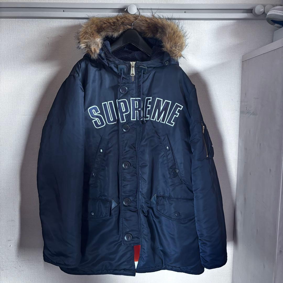Supreme N-3B PARKA ネイビー Lサイズ