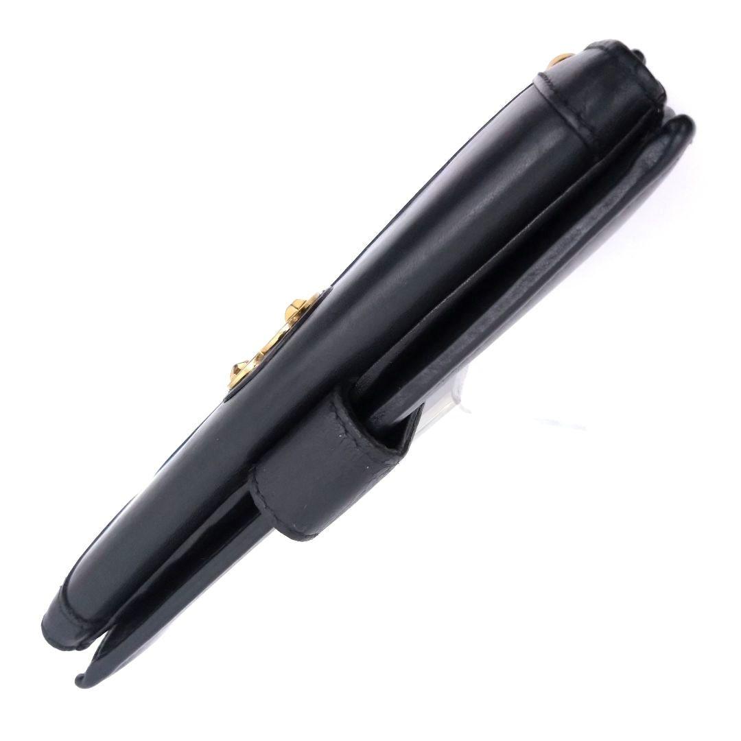 GUCCI 長財布 ハートクレスト ハートロゴ金具 可愛い 黒 208566