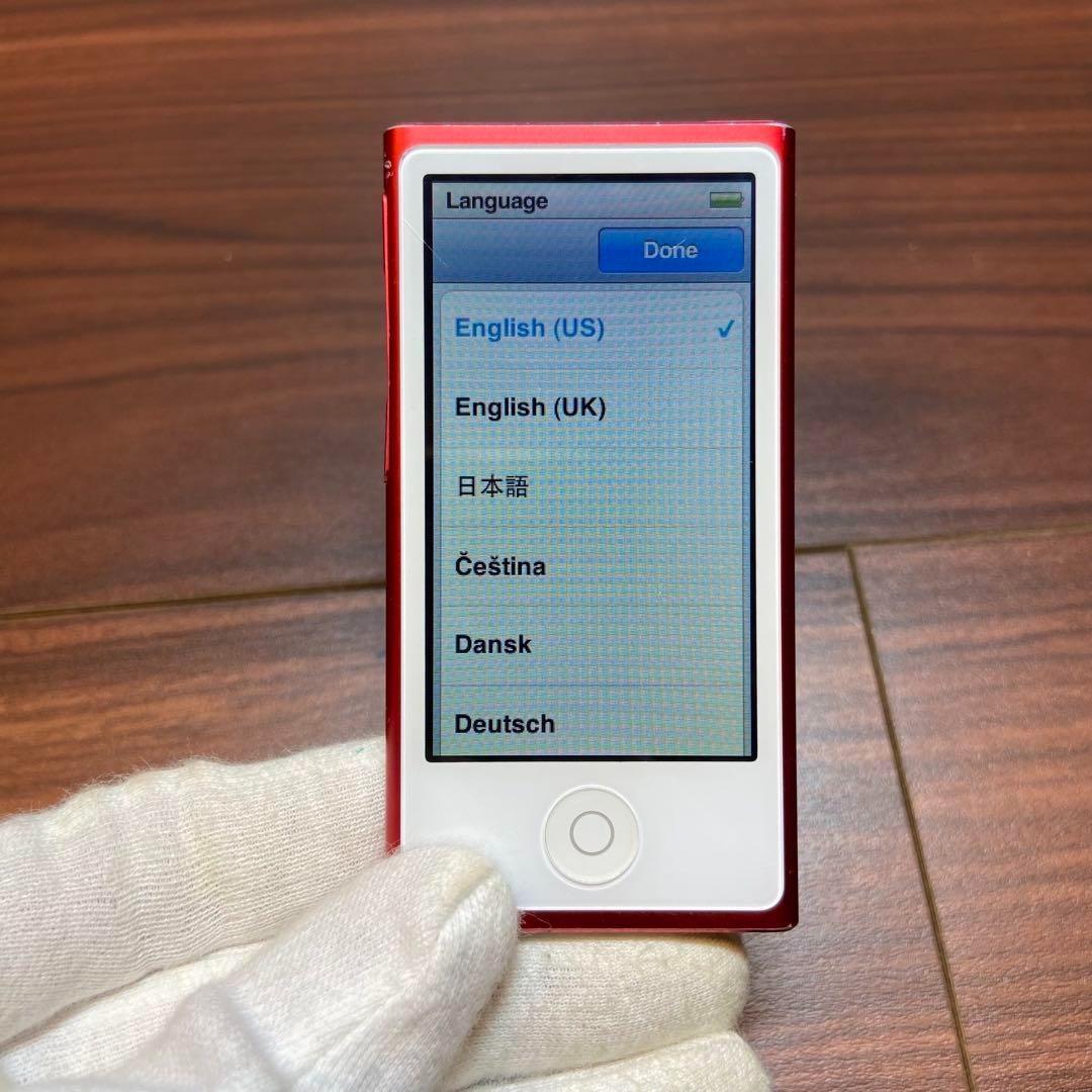 iPod nano 第7世代 16GB レッド Apple 3853