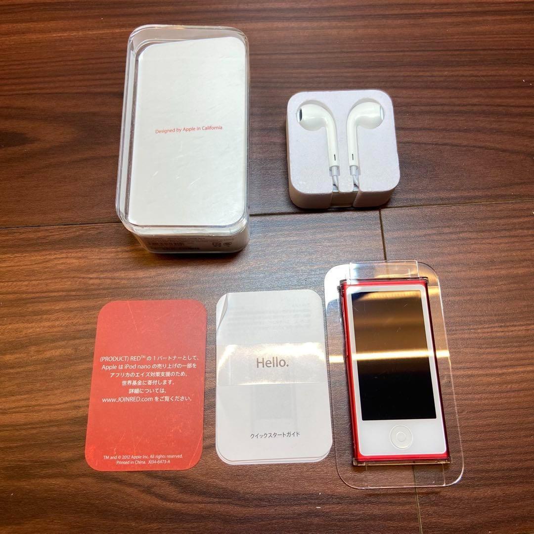 iPod nano 第7世代 16GB レッド Apple 3853