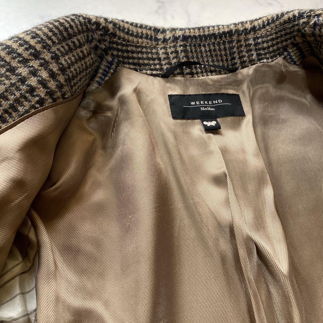 マックスマーラウィークエンド ツイード テーラード 千鳥 チェック 38