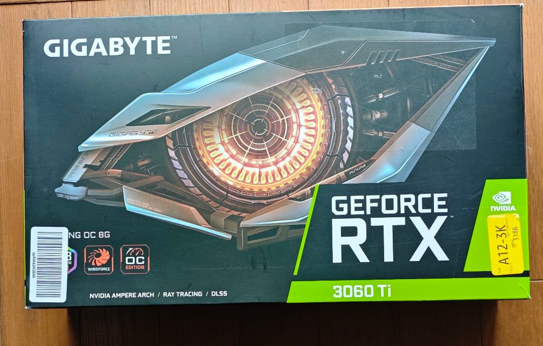 グラフィックボード・グラボ・ビデオカード GeForce RTX3060Ti GIGABYTE