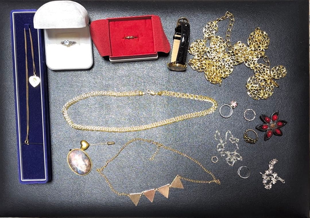 ピ*ラ様 遺品整理　ゴールドアクセサリーセット　750刻印