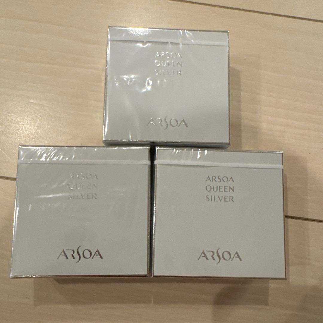 ARSOA QUEEN SILVER 洗顔石鹸3個セット