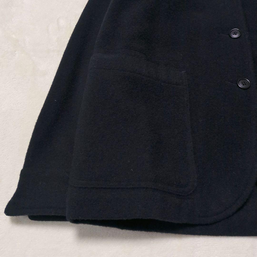 MHL.フェルト シェットランド ウール ジャケット テーラードジャケット　黒