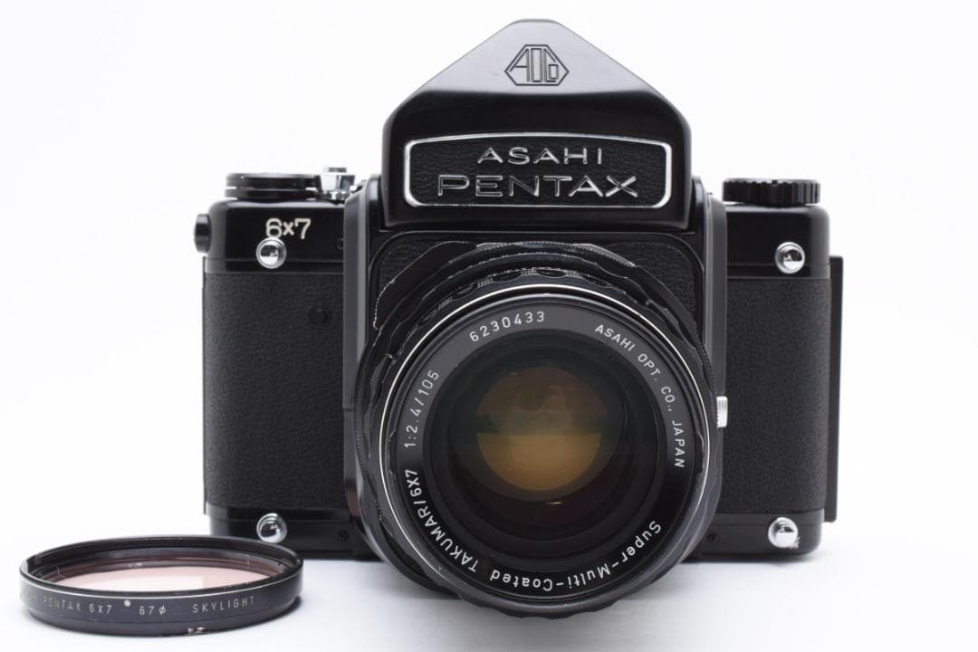 PENTAX 6x7 アイレベル 105mm f2.4 中判カメラ #4245