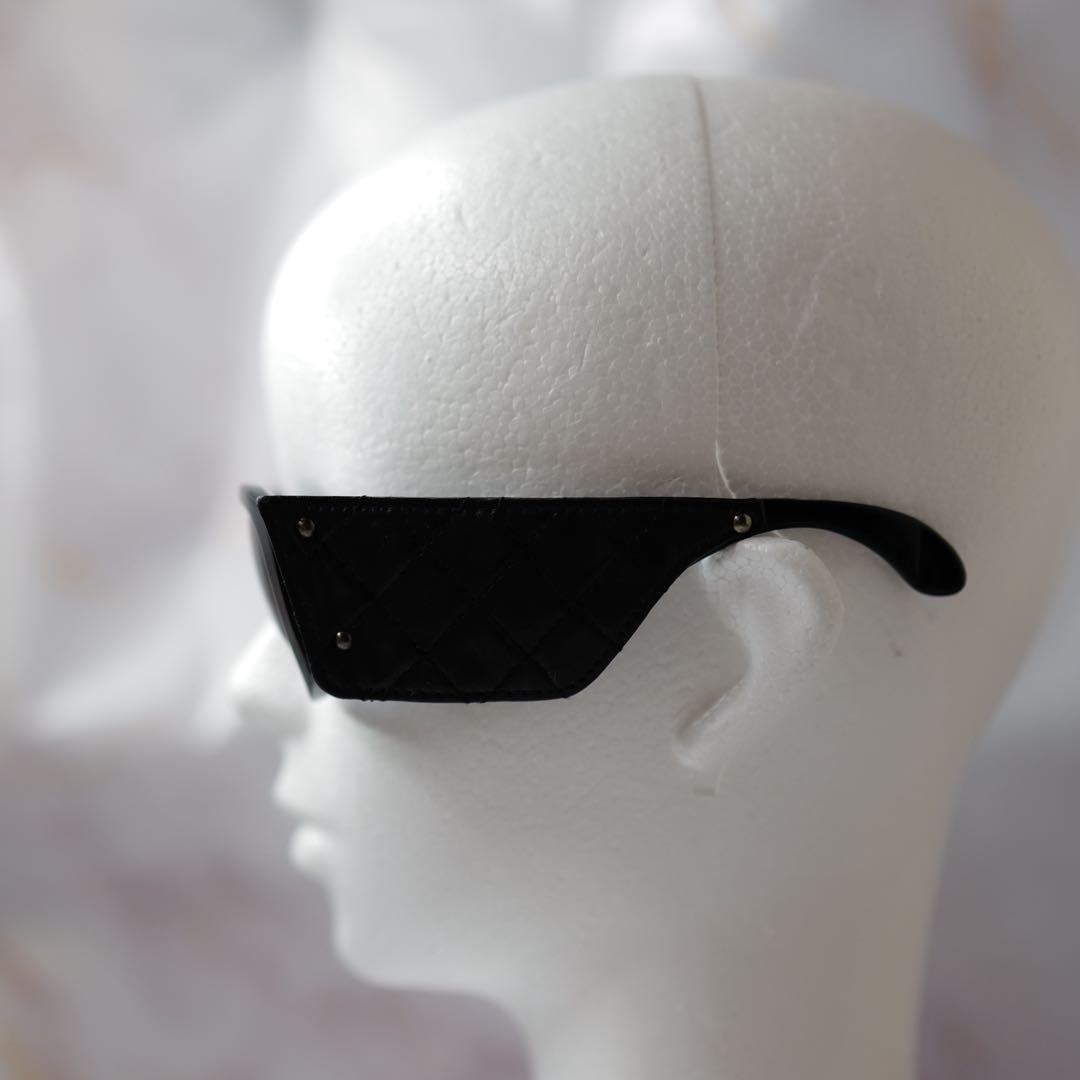 CHANEL シャネル ヴィンテージ レザー サングラス Y2K 1988 レア