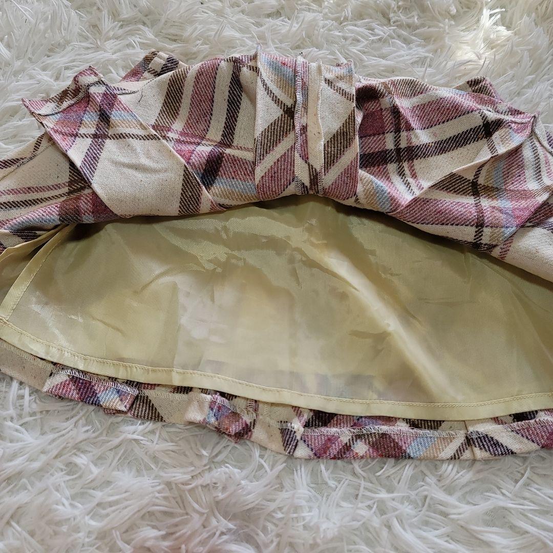 00s 希少 LIZLISA プリーツミニスカート 姫ギャル 平成 起毛