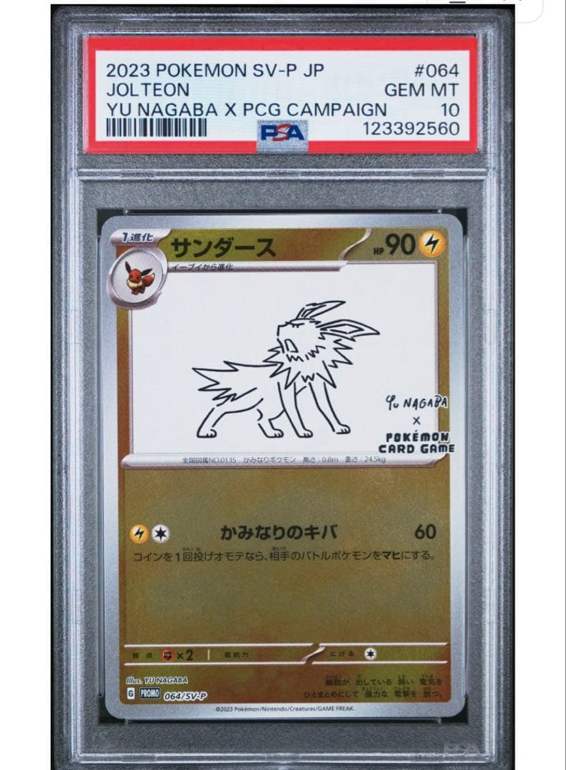サンダース nagaba psa10