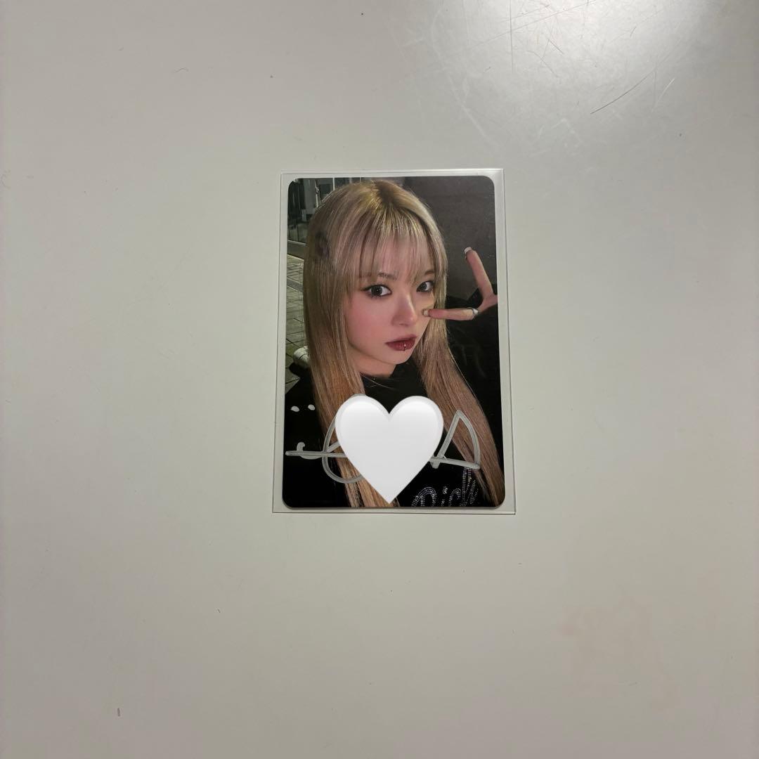 lesserafim ルセラフィム easy ウンチェ 直筆サイン トレカ