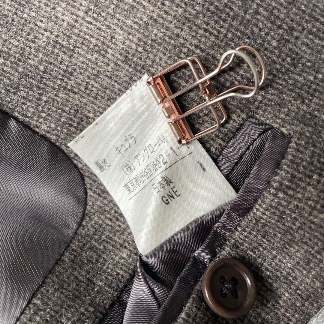 マーガレットハウエル 美品 ウールテーラードジャケット 2 茶色