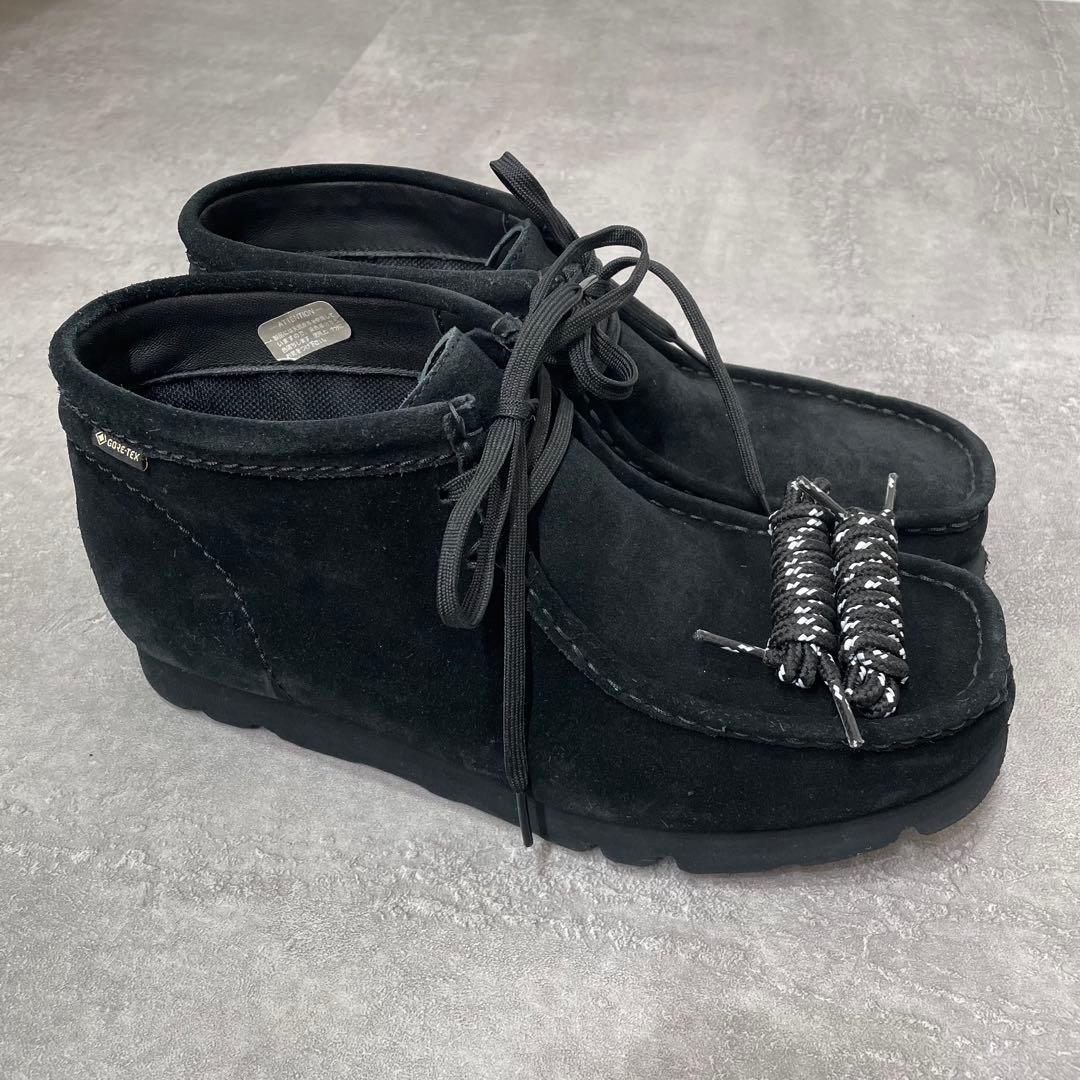 Clarks GORE-TEX ワラビー 27cm ブラックスエード
