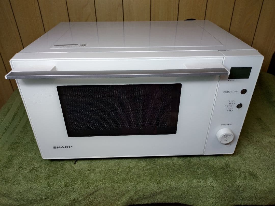 シャープ 電子レンジ　RE-TS171-W 2023年製　庫内フラットテーブル