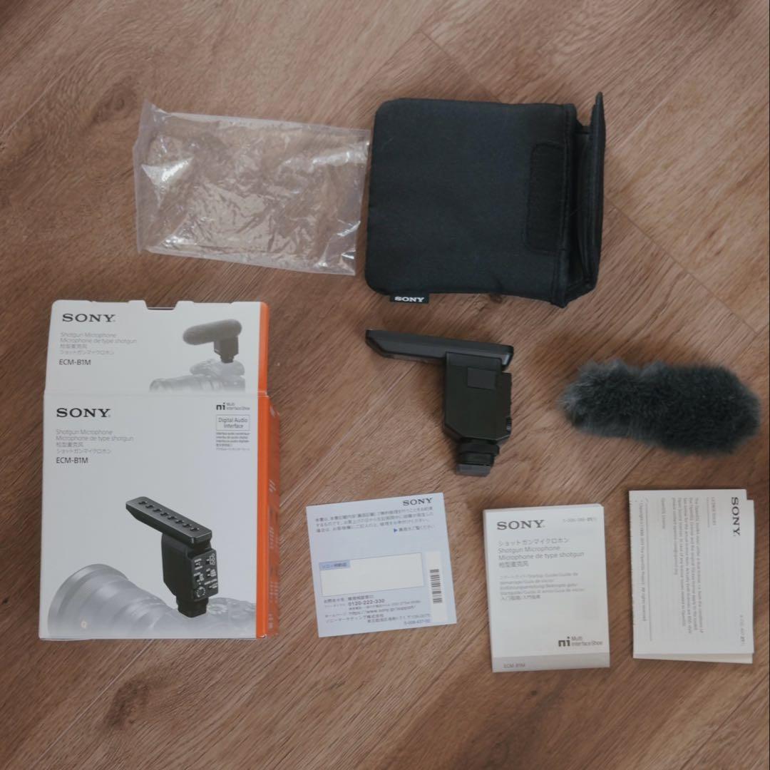 s*o様 SONY ECM-B1M ショットガンマイク
