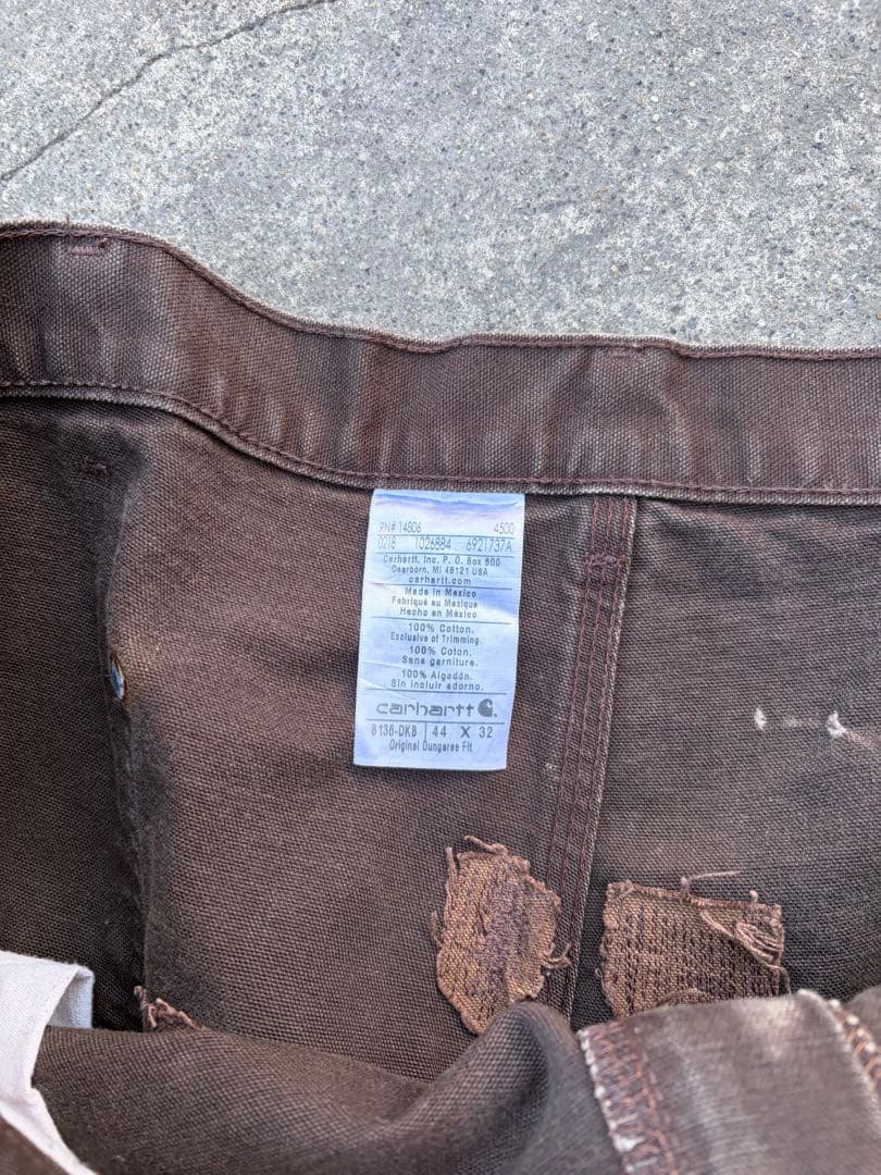 カーハート　ダブルニー　ブラウン　w44