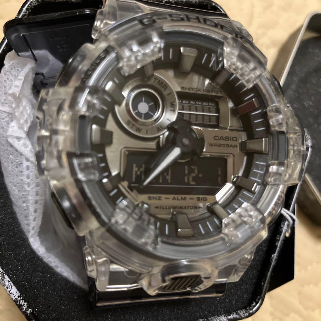 新品未使用　カシオ　G-SHOCK GA-700SK-1 クリア