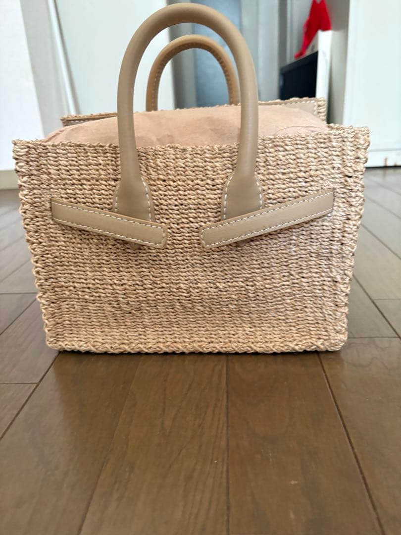 SEA ベージュ かごバッグ