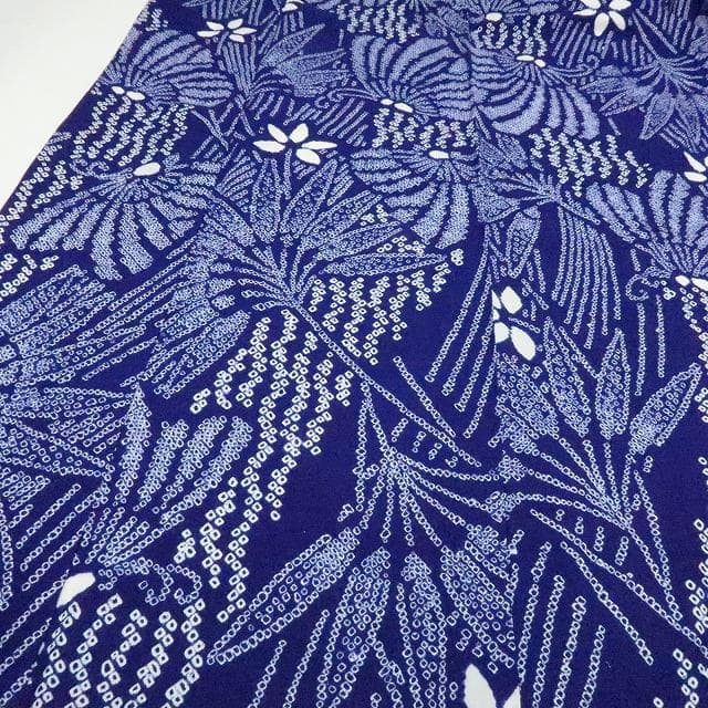 専用Y3470◆新品 有松鳴海絞り 仕付け・背当て付 手縫い 高級浴衣