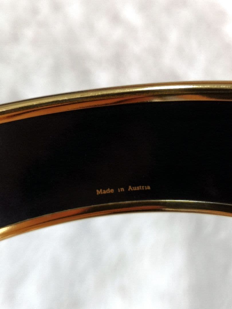 M*s様 【美品】HERMES エマイユ バングル 馬モチーフ 3連馬 七宝 馬