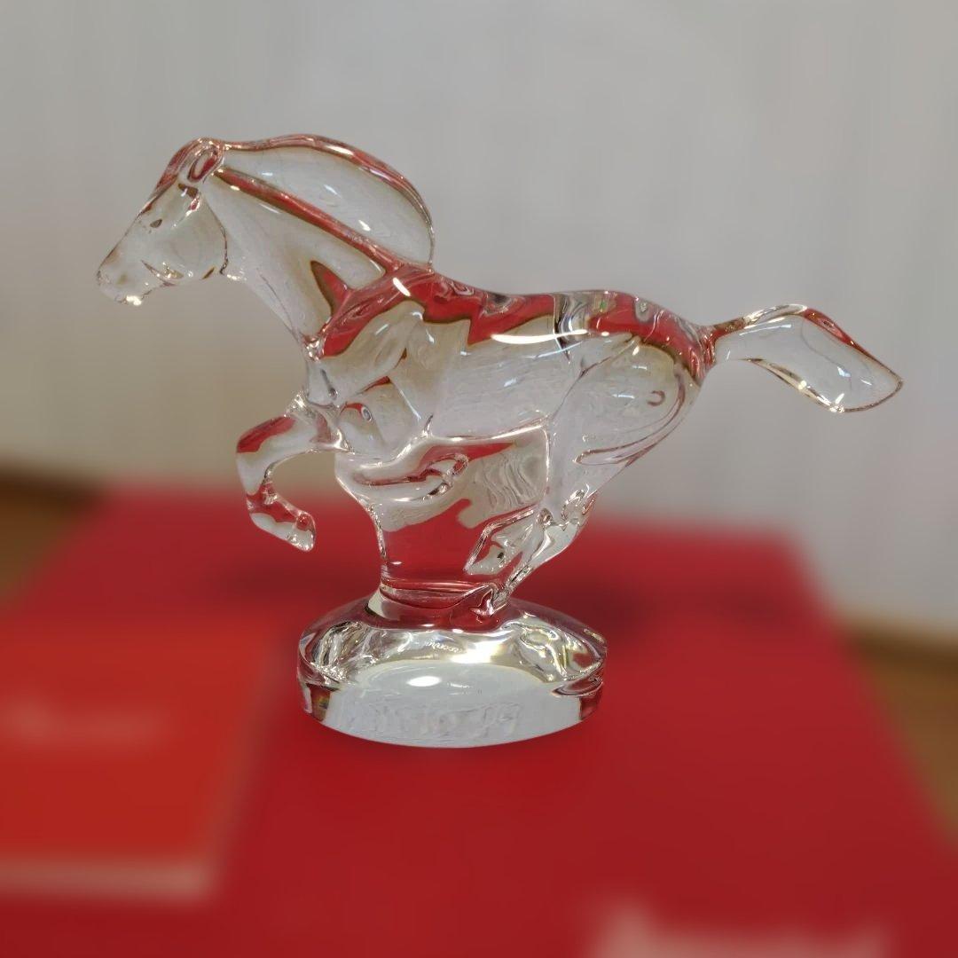 Baccarat　クリスタル製 馬の置物