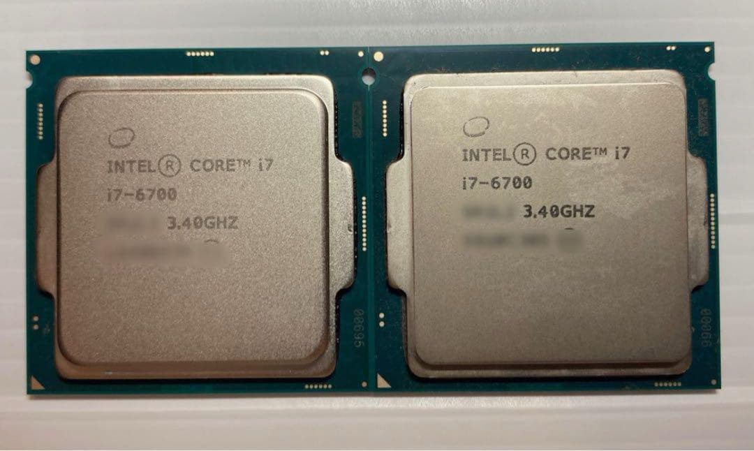 intel Core i7-6700【CPU 2点セット】まとめ売り