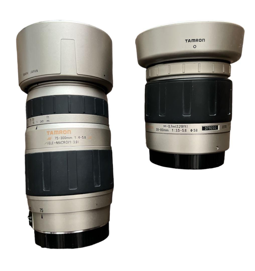 フィルム一眼レフ&レンズ×2 Canon/TAMRON