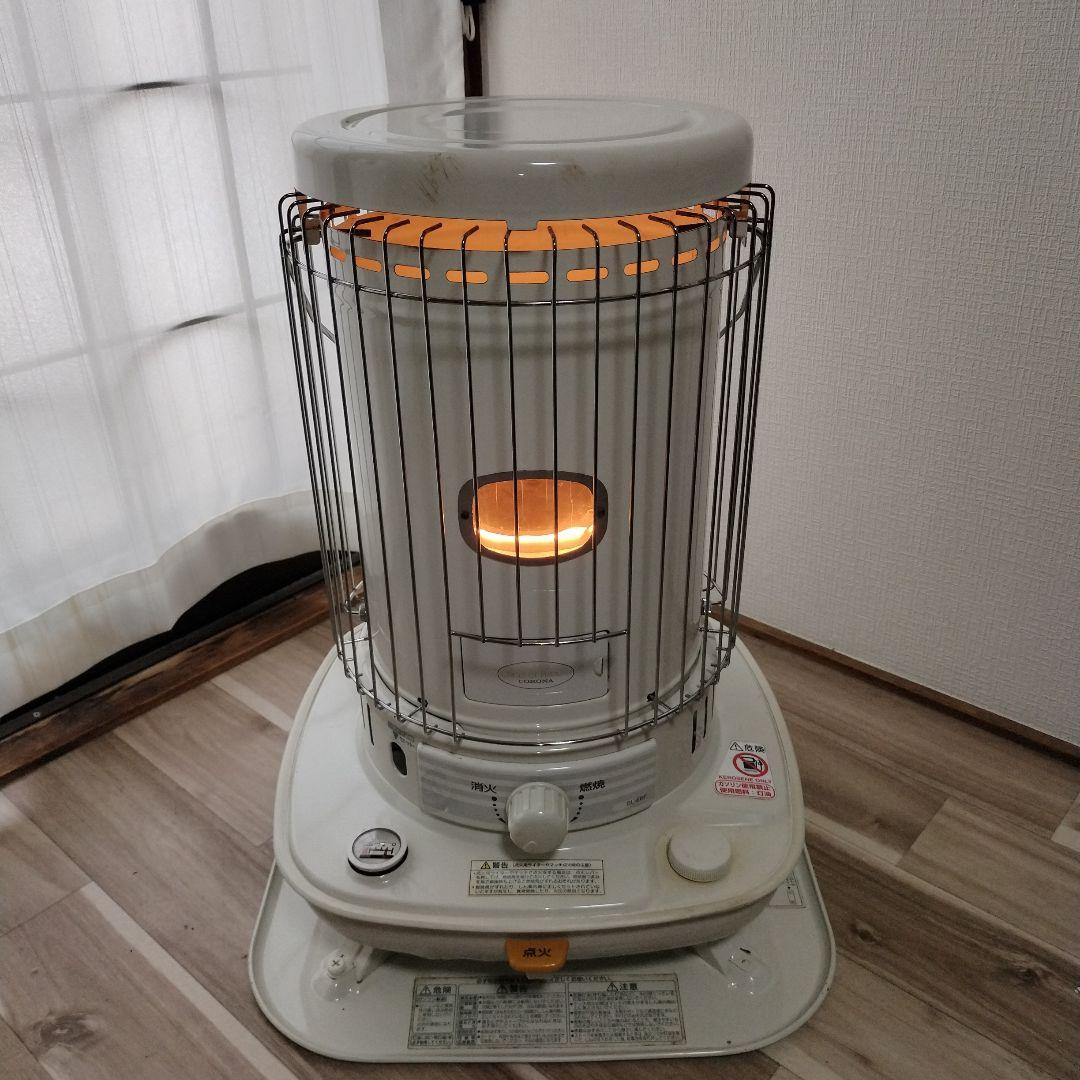 18畳〜23畳　強力暖房　CORONA　対流型石油ストーブ遠赤外線炎筒　ホワイト