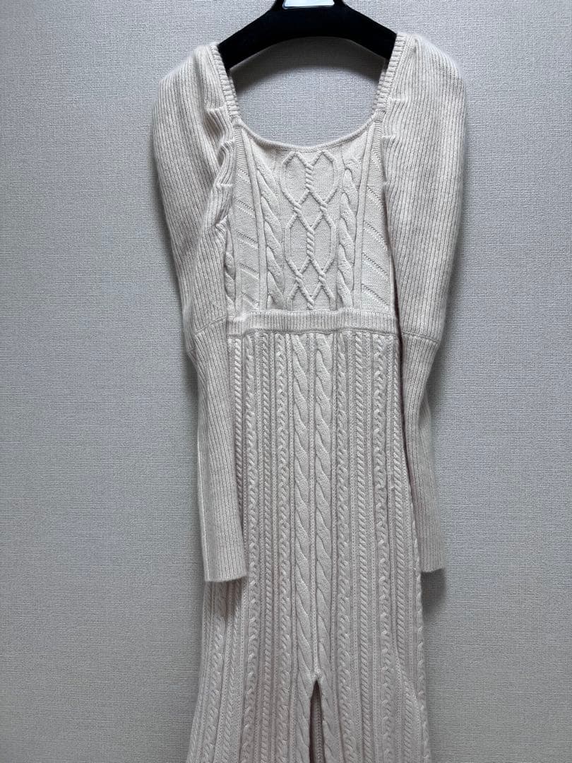 ワンピース herlipto Bambina Cable Knit Dress