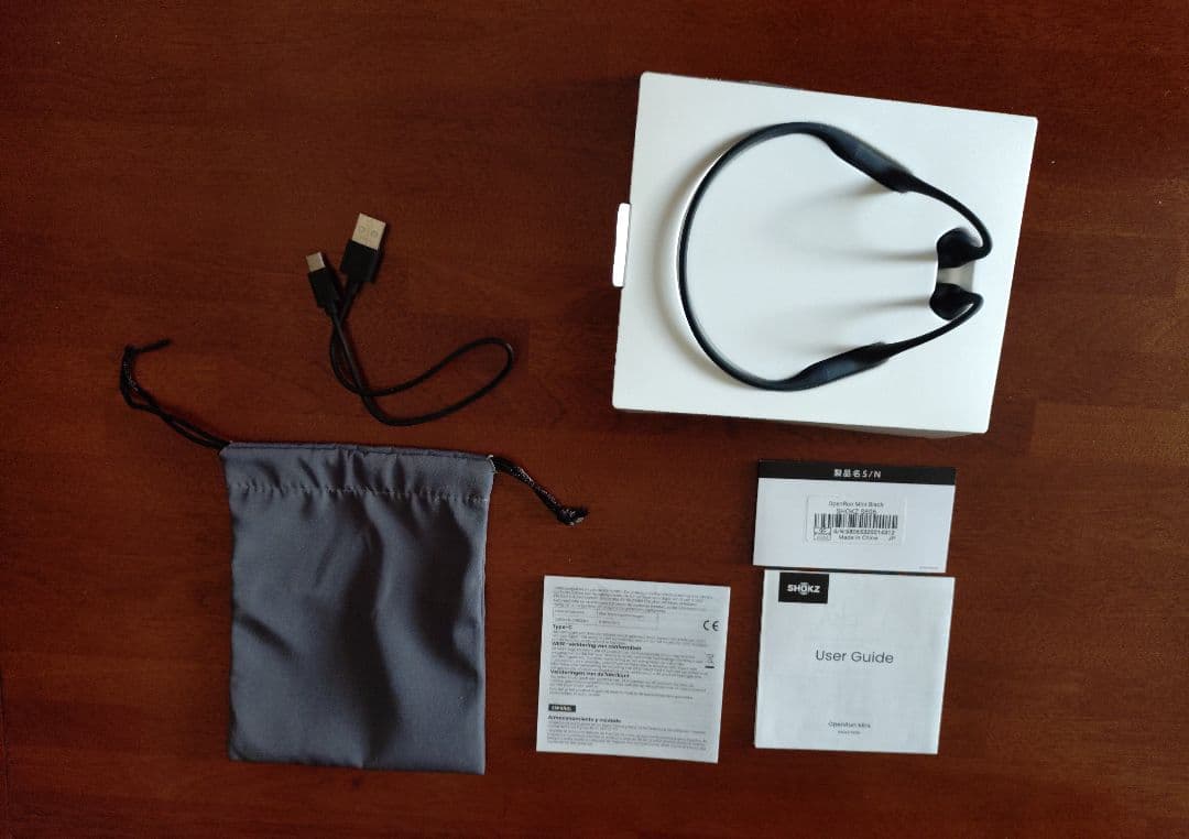 SHOKZ OPENRUN Mini 骨伝導ヘッドフォン ブラック
