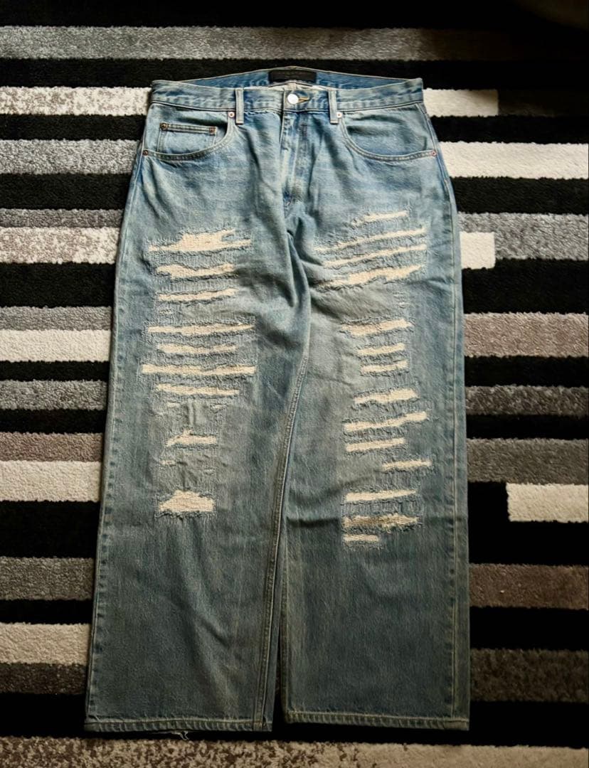 FLAGSTUFF BORO BAGGIE DENIM PANTS Lサイズ