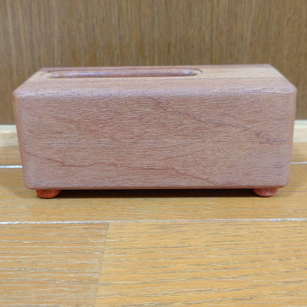 【新品未使用】マクアケ ウッドスピーカー スマホ　WECO　マホガニー