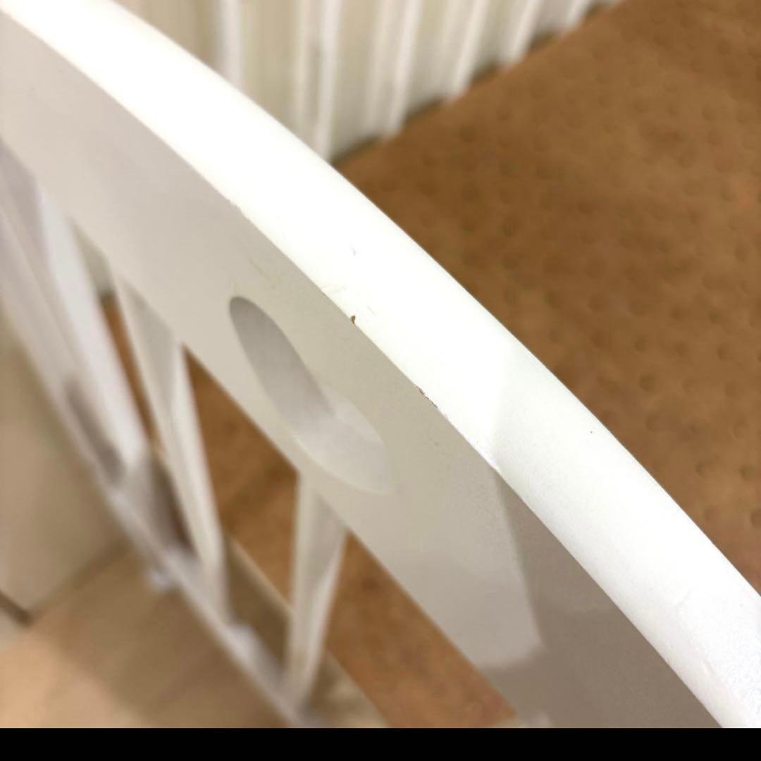 スリーピー　ハイタイプ　ミニベビーベッド　石崎家具　白　日本製　ファンシー