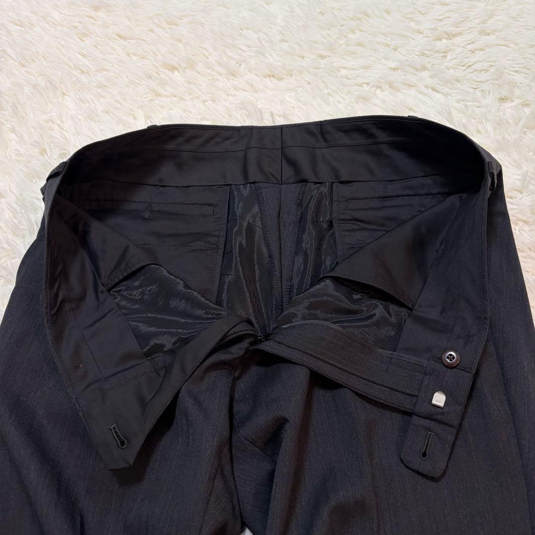 【美品】麻布テーラー JET CRUISE オーダー セットアップ チャコール