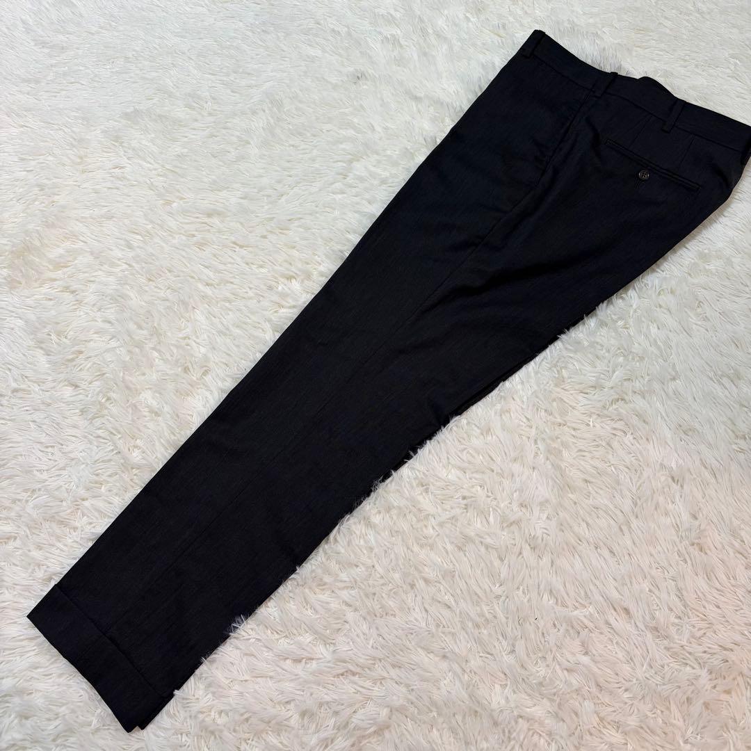 【美品】麻布テーラー JET CRUISE オーダー セットアップ チャコール