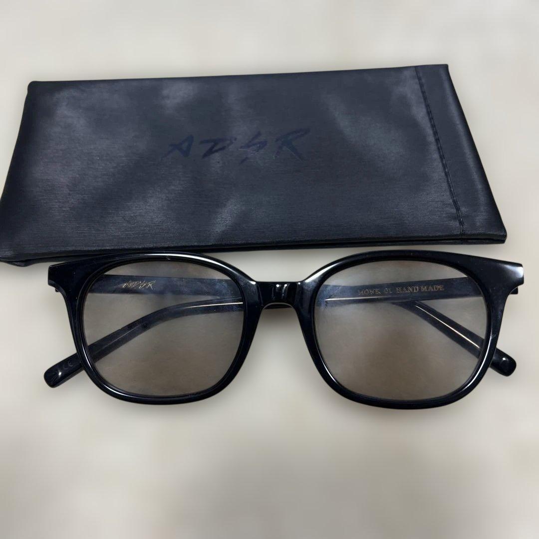 ADSR ブラックフレーム サングラス ケース付き