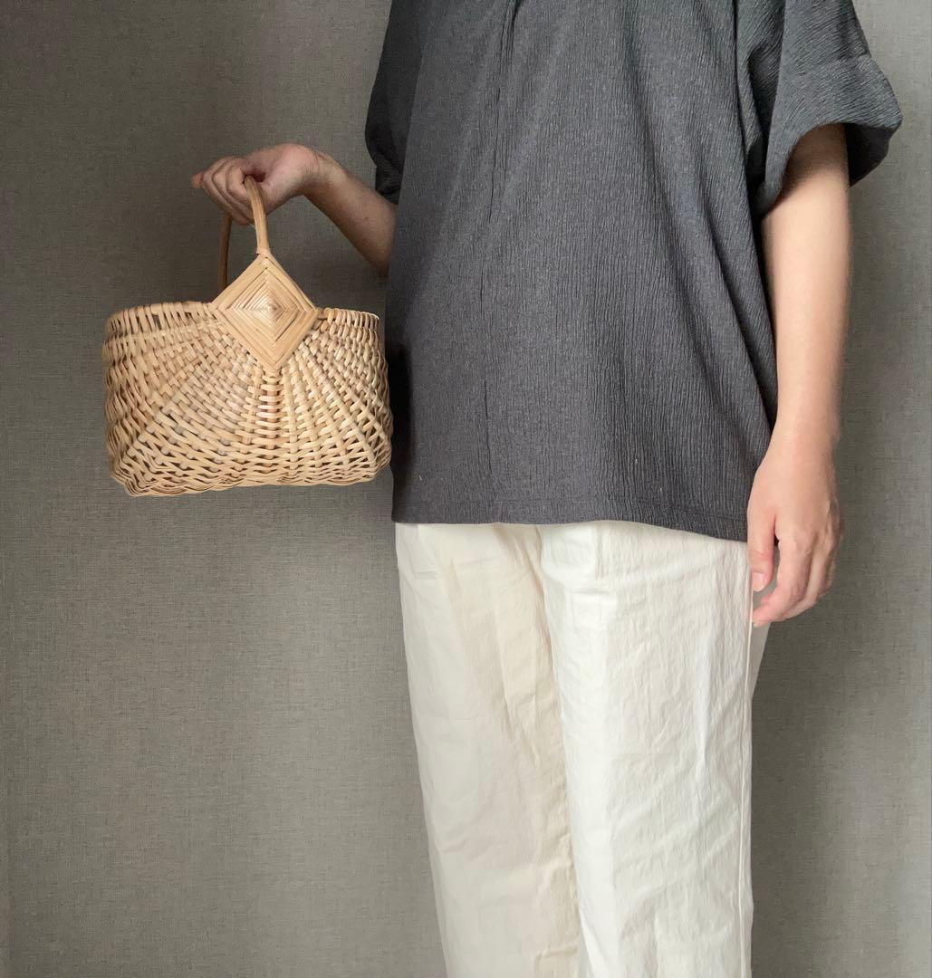 【11/16削除】最終価格【新品】かご　バスケットＳ　ラトビア　ナチュラル　北欧