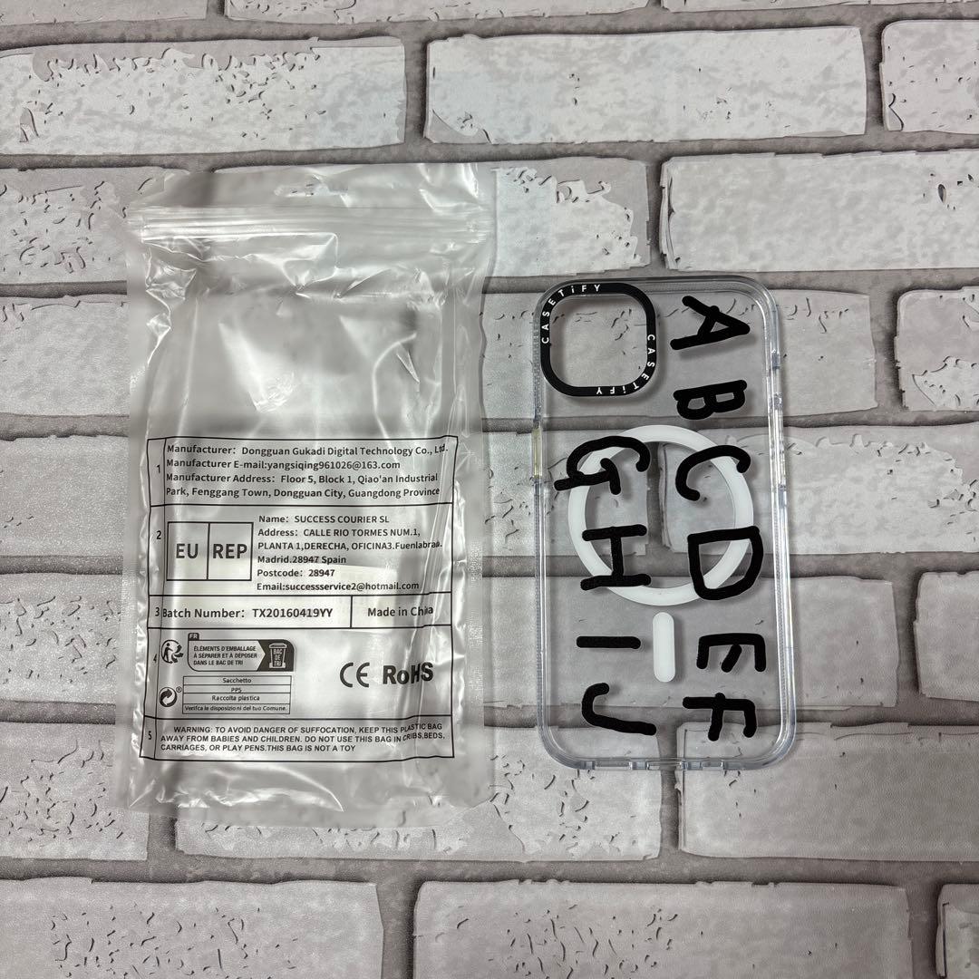 casetify iPhone13用透明ケース