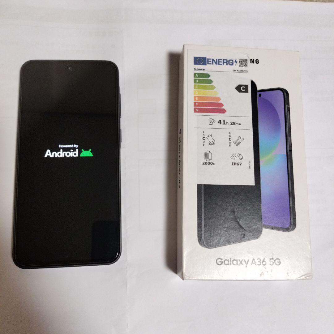 【アイスケ】Samsung Galaxy A36 5G 本体 ブラック