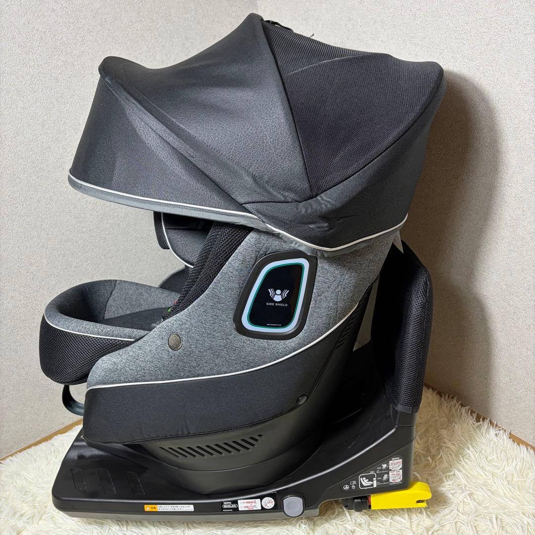 【美品】Aprica クルリラ プラス 360° セーフティAB ブラック